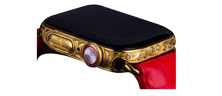 Apple iWatch 4 Gold 24k (Золото) Red